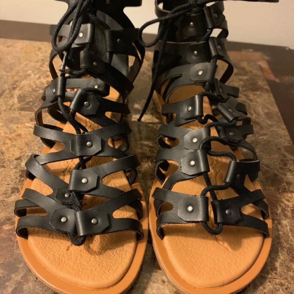 Bamboo-Gladiator sandals